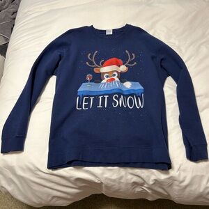 Let it snow sweater